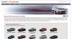 Desktop Screenshot of hondapartspeople.com